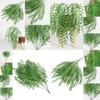Realistic Hanging Weeping Willow Fake Green Ivy Vines 52 Cm For Party Decor