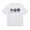 Men's All-Season Breathable Classic T-Shirt Ocean Lover Seashell Design Tee