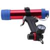 Qiilu High-Efficiency Caulking Gun, 310ML Air-Pressurized Sealant Gun for Glass Adhesives, Cartridge Tool, Adjustable Airflow Control