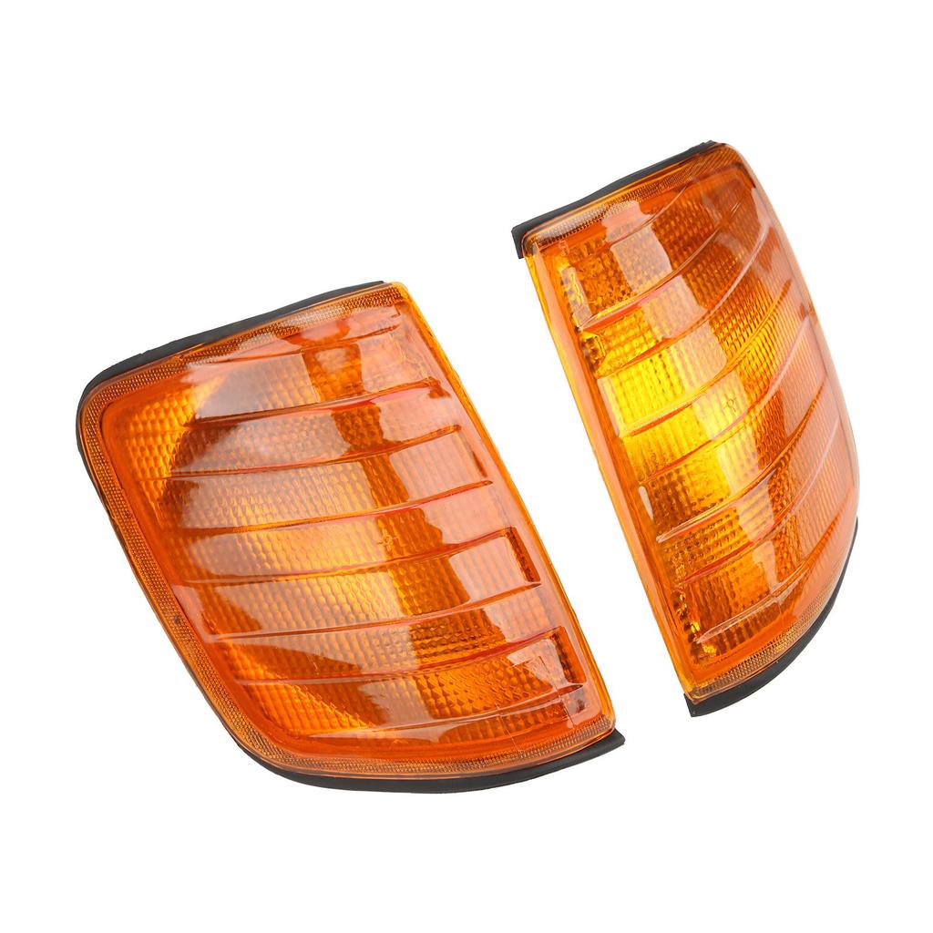 2pcs Amber Corner Parking Light Housing 183290012B Replacement for MercedesBenz Eclass W124 19851995