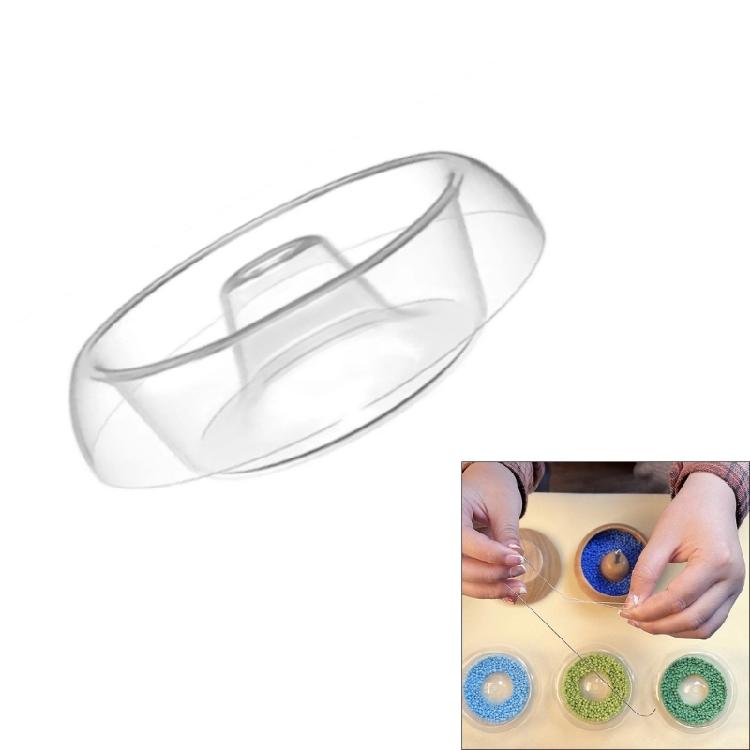 Klare Aufbewahrungsschalen für Perlen Quick Trays Spin Perlenzubehör Schnellwechsel-Perlenschalen Schnellwechsel-Schale zum Basteln