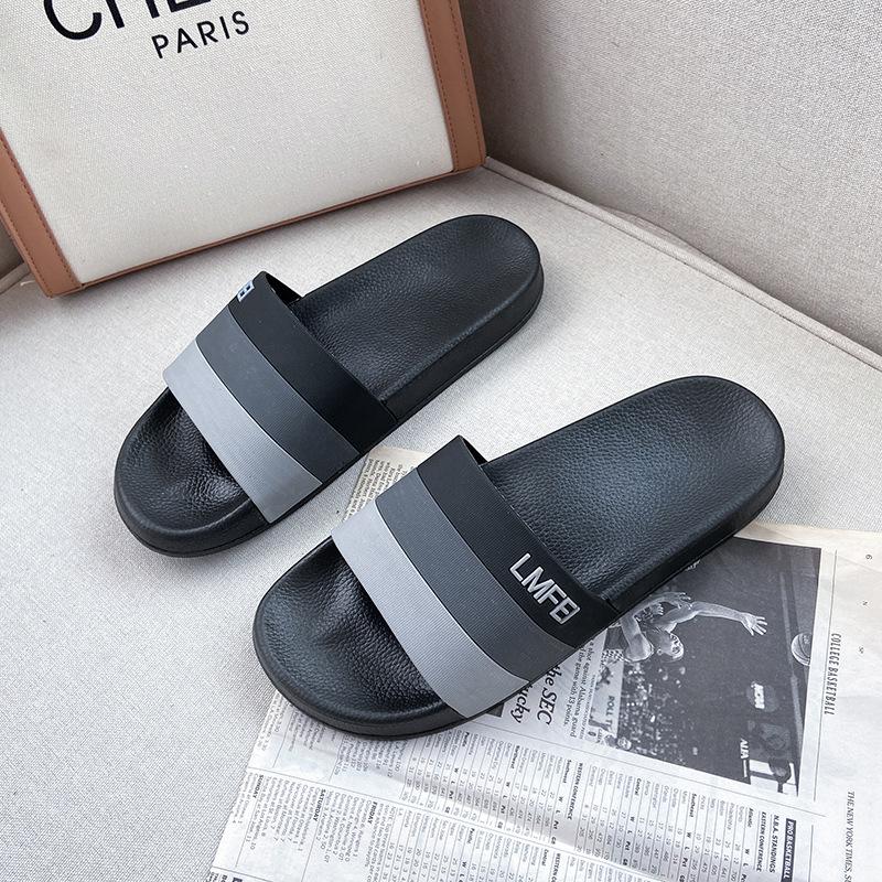 

Модные тапочки для ванной женские Легкие и удобные Повседневные Домашние Нескользящие и дезодорирующие Большой размер 45 Мужские тапочки Женские 44-45 чёрный