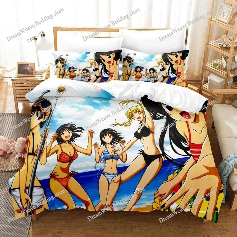 School Rumble Bedding Set Single Twin Full Queen King Size Bed Set Adult Kid Bedroom Duvet Cover Sets 3D Print Bed Sheet Set