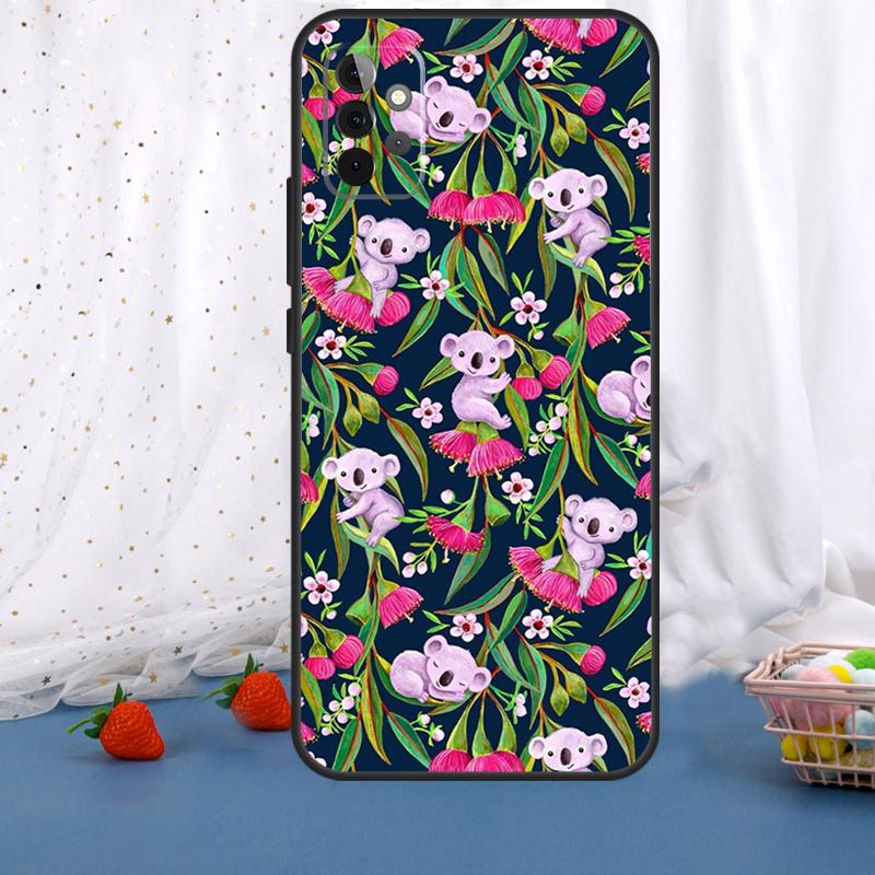 Koala and Eucalyptus For Samsung Galaxy A36 A26 A16 A05 A06 A54 A34 A14 A22 A32 A52 A55 A35 A15 A53 A13 A56 Case