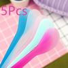 5Pcs  The Plastic Spoon Cotton Mud Agitator Borax Slime Slug  Mud Cream Clay  Epoxy DIY