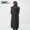 Jinyujie Women's Winter Urban Loose Fit Long Down Puffer Jacket
