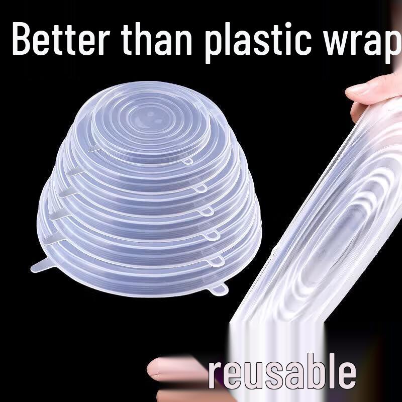 Universal Food-Grade Silicone Stretch Lid