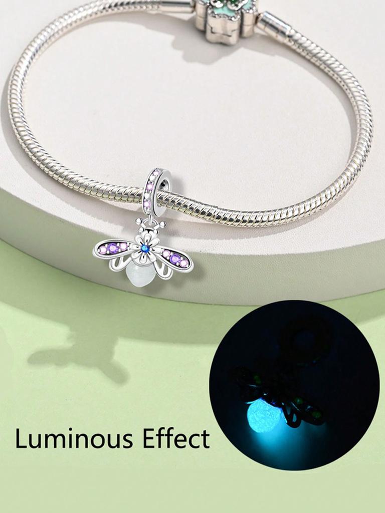 Charms Plata Firefly Daisy Beads Charm Copper Plated Fit Charms Copperoriginal Bracelet For Jewelry Making Diy Charm