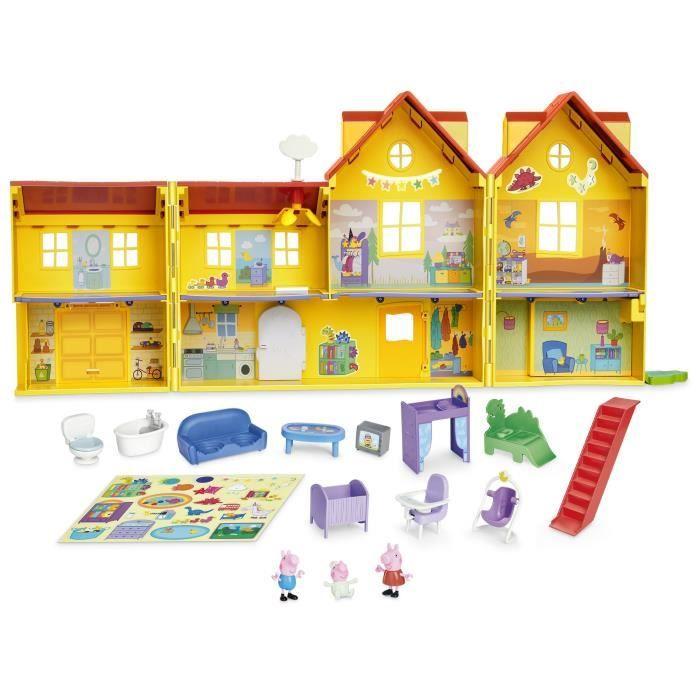Peppa Pig Velký rodinný dům, sada s Evie pro dívky a chlapce, od 3 let