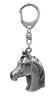 Australian Stock Horse - Silver-plated Key Ring, Handbag Decoration, Backpack Pendant by Art-Dog