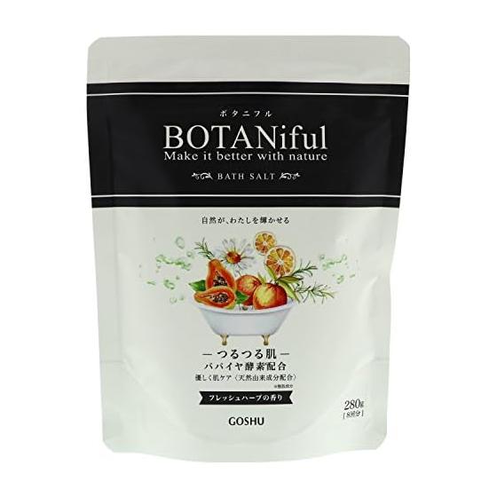 Goshu Yakuhin Botani Полная соль для ванны Свежие травы 280 г