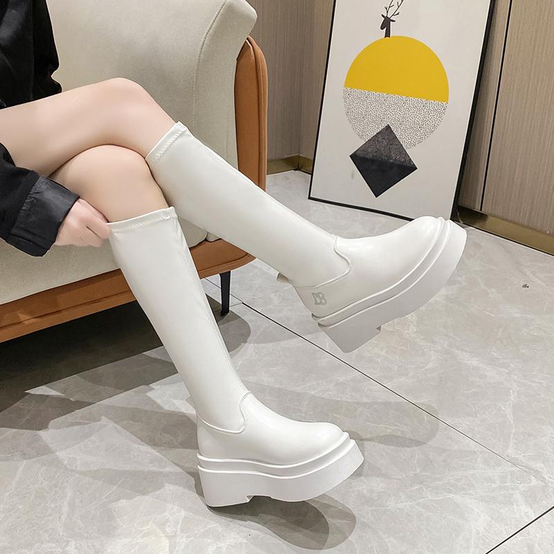 Shoes for Women New Platform Women's Boots Knee High Punk Boots High Heel Trendy Party Cosplay Women Shoes Zapatos