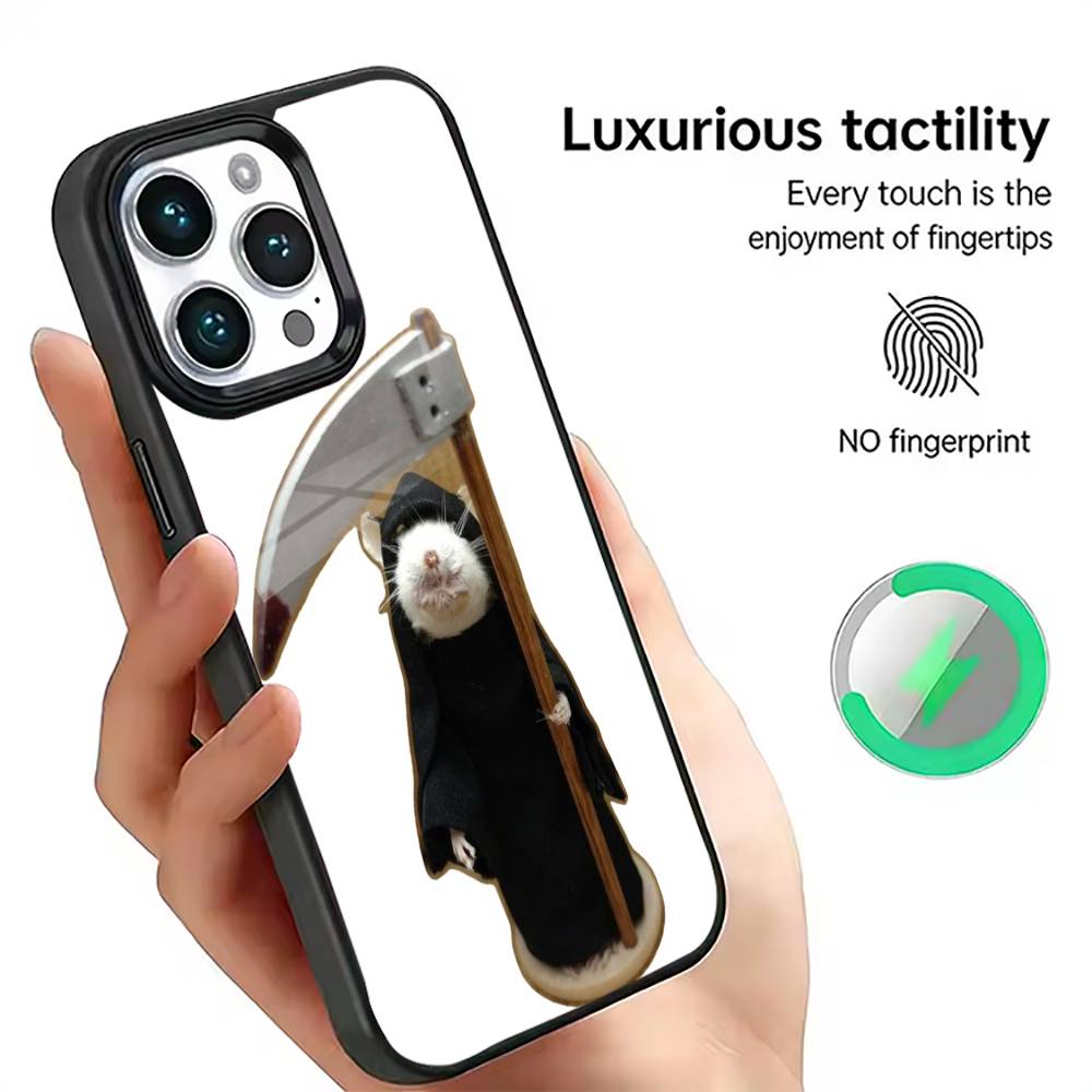 

Забавные дерущиеся животные Чехол для телефона для iPhone17,16,15,14,13,12,11 Plus,Pro Магнитный для Magsafe Беспроводная зарядка iPhone17