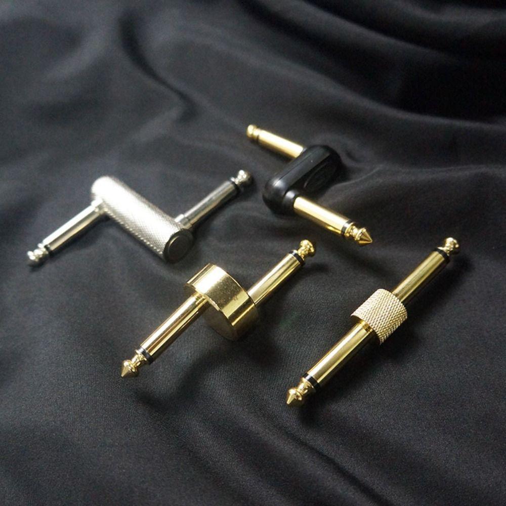 Metal Plug Adaptor for Guitar 6.35mm (1/4") Pedal Coupler Guitar Effect Pedal Couplers Instrument