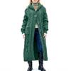Women's Loose Button Pocket Cable Knitted Mid-length Coat