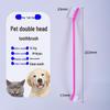 Disposable Pet Toothbrush for Dogs & Cats - Individually Wrapped for Oral Cleaning