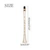 Simple Pocket E-flat Saxophone Small Size Sax ABS Resin Mini Pocket Saxophone Portable Woodwind Instrument Durable