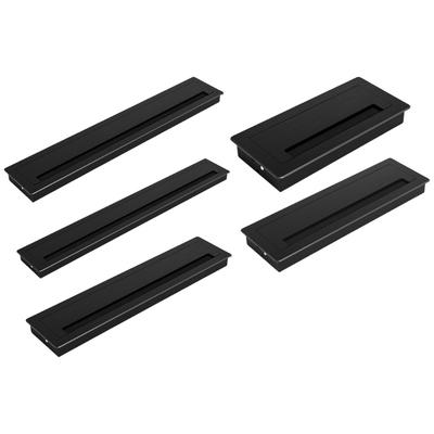 Multipurpose Metal Desk Grommet with Brush Cable Hole Cover Cable Management Grommets Multiple for Organized Workspaces