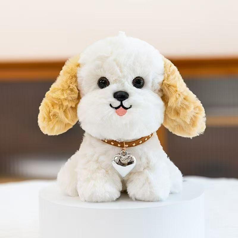 Plush Husky Dog Toy With Pp Cotton Fill For Kids And Birthdays