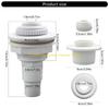 92MF Pool Return Nozzle Easy Installs & Adjustable Jets Pool Wall Return Jets Nozzle Set