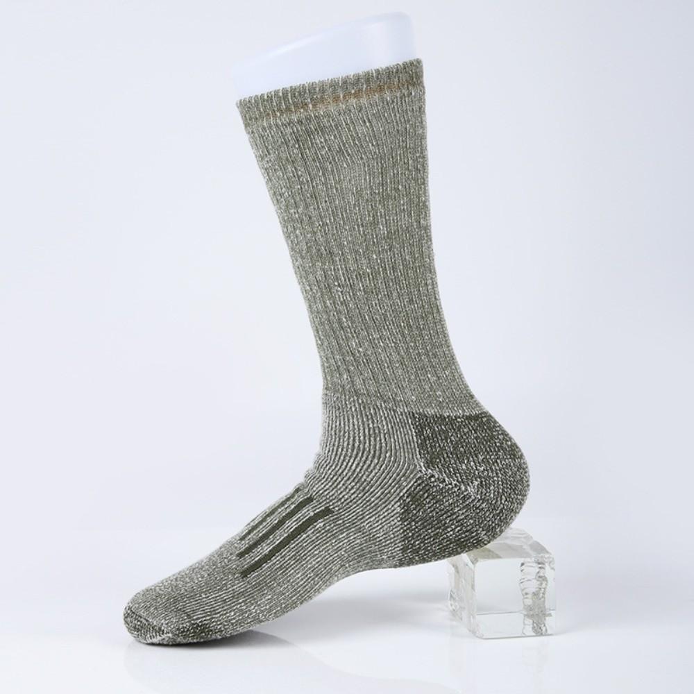 Fashion Fuzzy Merino Wool Socks Mountaineering Breathable Winter Warm Socks Thickened Thermal Socks For Men