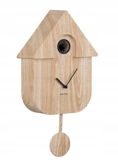 Karlsson Wall Clock Modern Cuckoo Light Wood - Bild 6