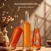 Transparent Glass Wine Bottles for Home Brewing - Sealed & Empty for Ice Wine, Beverage, or Juice