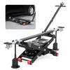 VEVOR Elevador de Carro Portátil a Ar, Capacidade de 3 Toneladas, Altura Máxima de 550 mm, Elevador de Carro Portátil a Ar Ajustável com Airbag, Suportes de Apoio, Calços de Roda