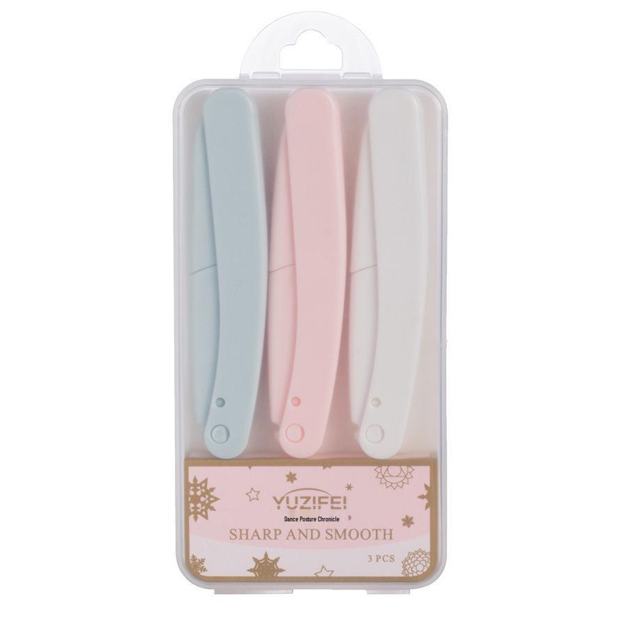 Safe Foldable Eyebrow Razor - Anti-Scratch Shaving & Trimming Tool for Beginners