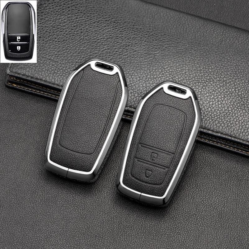 Full-Cover Metal Key Case for Toyota Corolla, RAV4, Rongfang, Wilanda, Levin, Camry