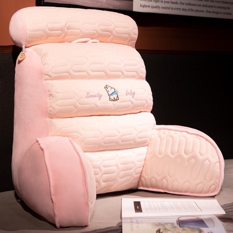 

Изголовье кровати, большая спинка, украшение для дома, подушка для талии для беременных женщин, съемная, моющаяся, подушка для поддержки поясницы, подушка для стула 65x60cm