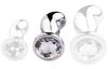 Plug Bijou Bean Silver M 7 X 3cm - SM Fantasy - Anal Jewelry