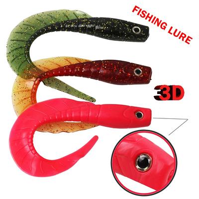 Fishing Lure Soft Bait 3D Eyes Simulation Fish Bass Carp Fishing Bait