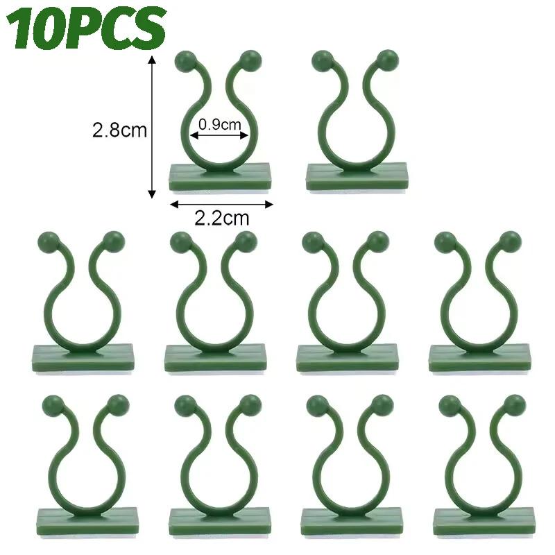 3/24PCS Twig Plant Support Brackets Stackable Green Plants Growth Stakes Detachable Monstera Climbing Stakes for Indoor Outdoor