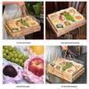 Ins Style Transparent Fruit & Flower Gift Box, 10 Jin Capacity, Leather Mixed Gift Box