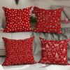 Christmas Pillow Home Holiday Decoration Sofa Cushion Cover Christmas Tree Polyester Printed Bedroom Cushion