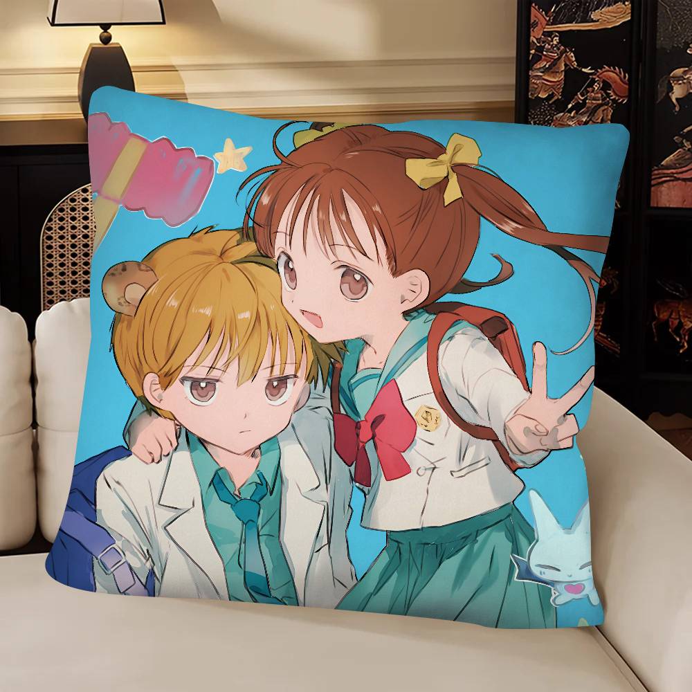 Anime Kodocha Pillow Case Fashion Square Pillowcase Bedroom Sofa Room Ins Decoration Leisure