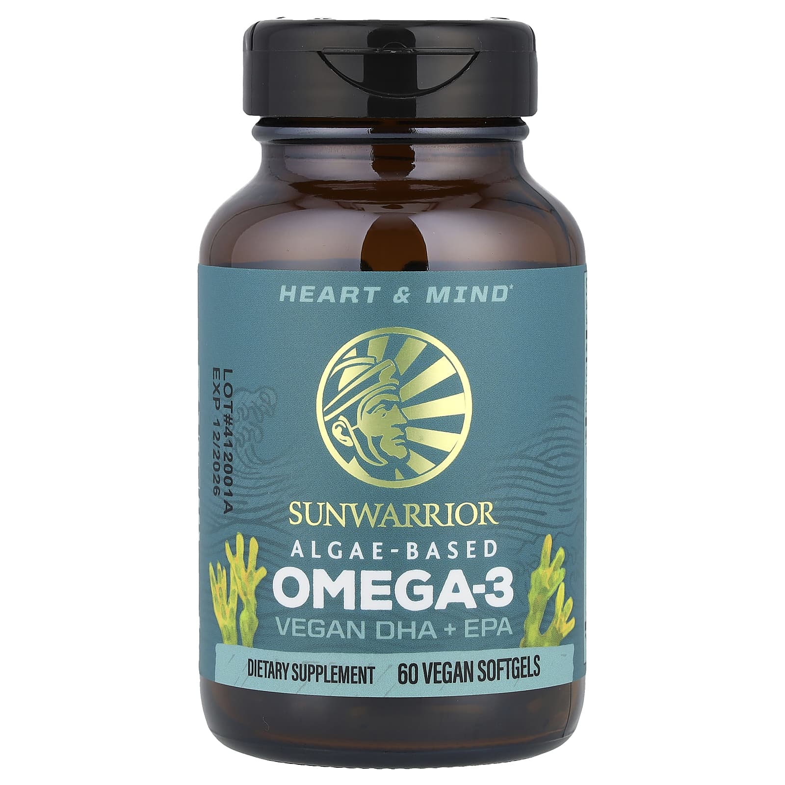 

Omega 3, Vegetarian Dha + Epa, 60 Veggie Softgels