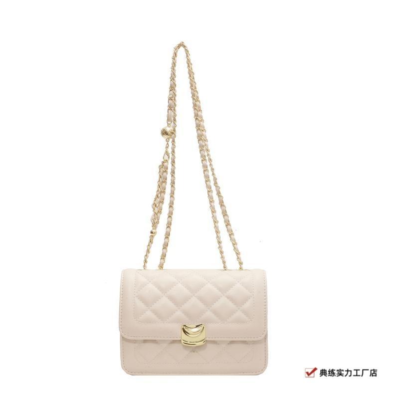 High-end Small Bags, Women's Bags, New Models, Popular Niche Versatile Diamond Chain Bags This Year, Popular Messenger Bags