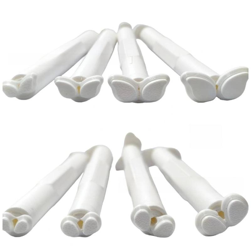Lot de 4 outils DIY Motifs Fleurs Graffiti Papillons Lune Floraux Outils de Pointillage Stylo Peinture par Points Outils de Gaufrage Stylo Tampon Art