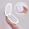 Specchio per Trucco da Viaggio LED Compatto Ingrandente 1X/10X Piccolo da Mano Tascabile Dimmerabile a 2 Lati Ricaricabile USB Touch Screen Portatile