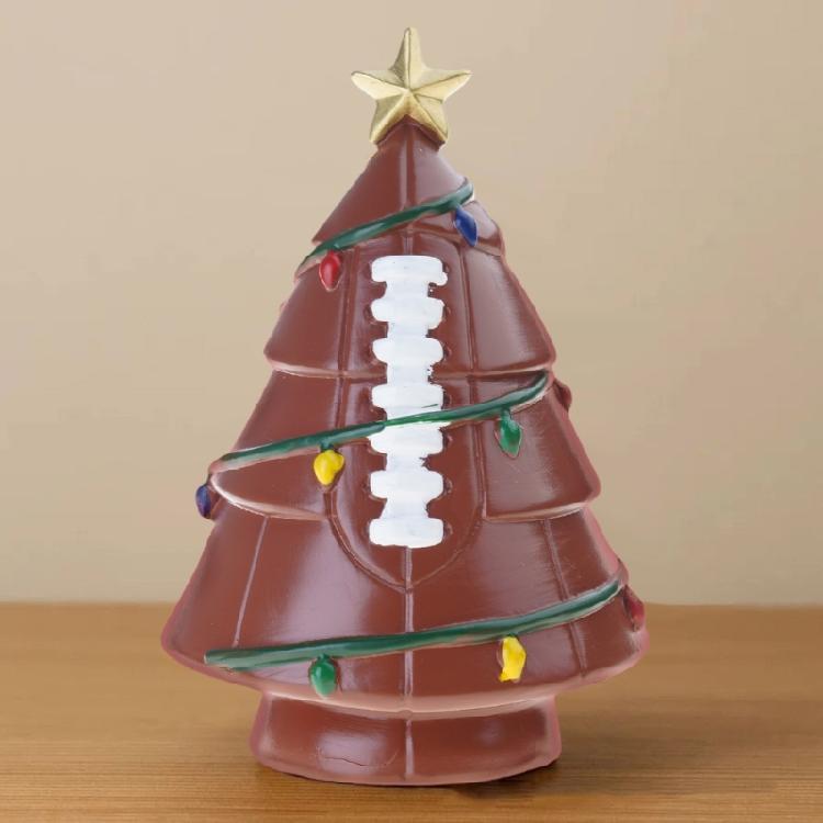Football Inspires Festival Tree Ornament Resin Craft Home Party Gift Christmas Accessories Holiday Accessory