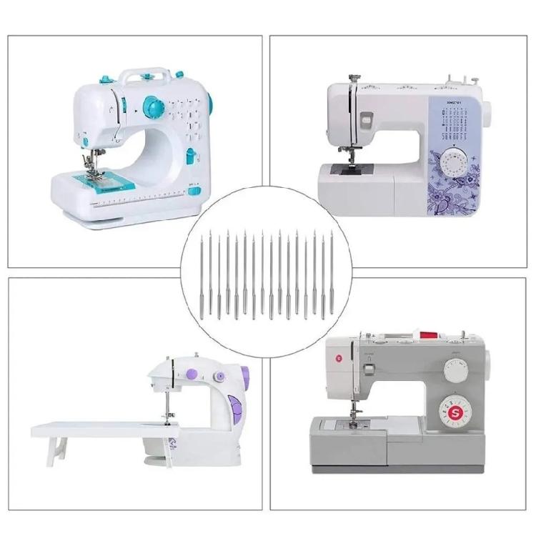 60 Pieces Multipurpose Sewing Machine Needle Embroidery and Canvas Needle Alloy Texture for Tailoring and Home Repairs