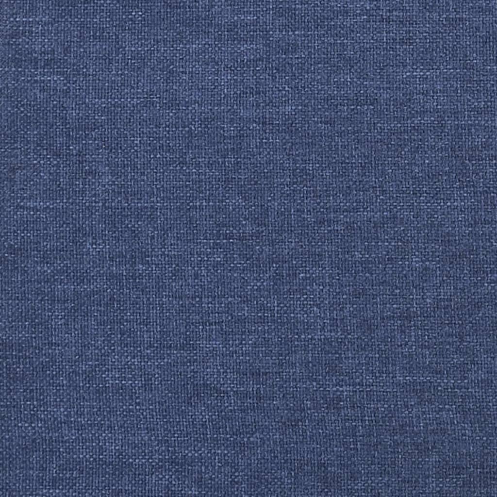 Vidaxl Bed Frame Without Mattress, Blue, 160X200 Cm, Upholstered