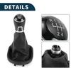 TUCKBOLD Manual Gear Shift Knob with Compatible with Volkswagen Touran I 1T1 5-Speed Cover, 2003-2010 (1pc)
