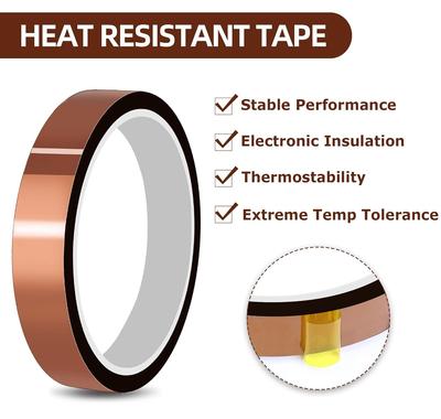 Goldfinger Hochtemperatur Hitzebeständige Klebebänder Polyimid Klebstoff Batterie Kabelisolierung Antistatisches Leiterplatten Schutzband