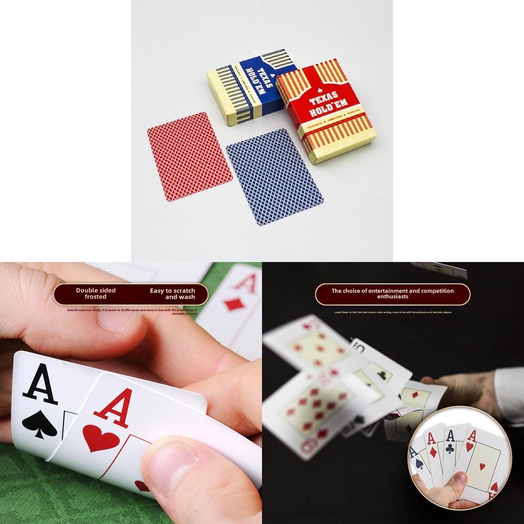 Premium Plastic Poker Cards Waterproof Thickened Anti-wear Bridge Playing Cards