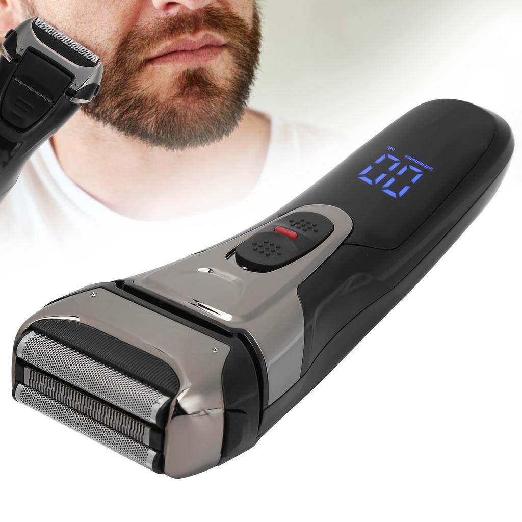 Professional USB Charging Men Water Resistant Electric Shaver Portable Beard Trimmer