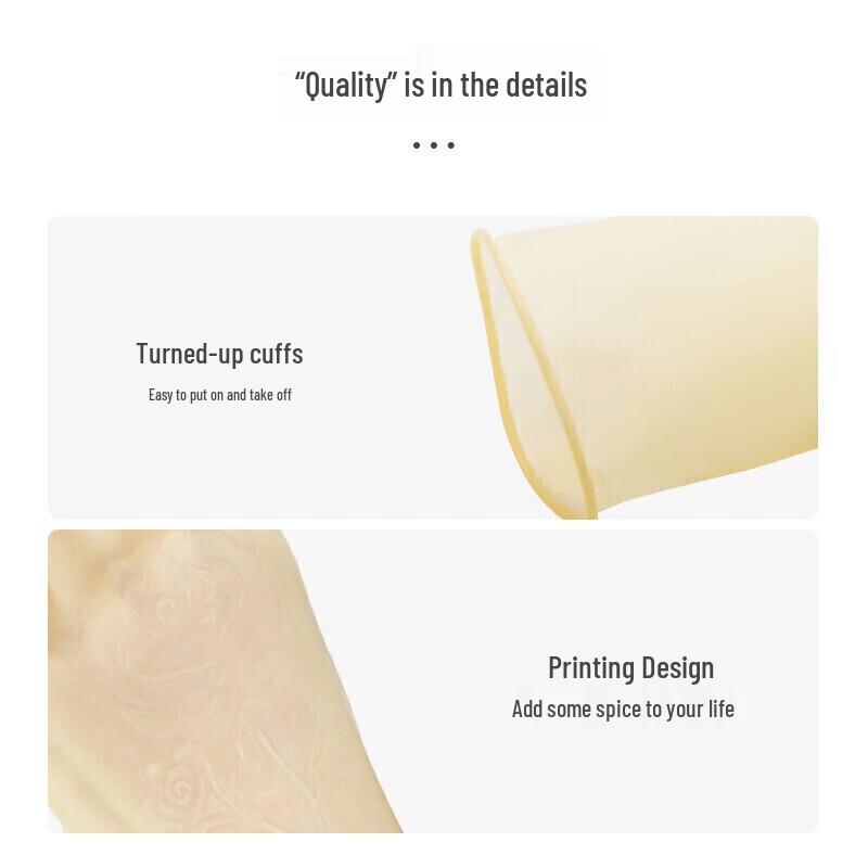 Kamille Spül-Latexhandschuhe