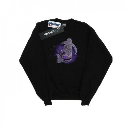 Marvel Mens Avengers Endgame Space Logo Sweatshirt